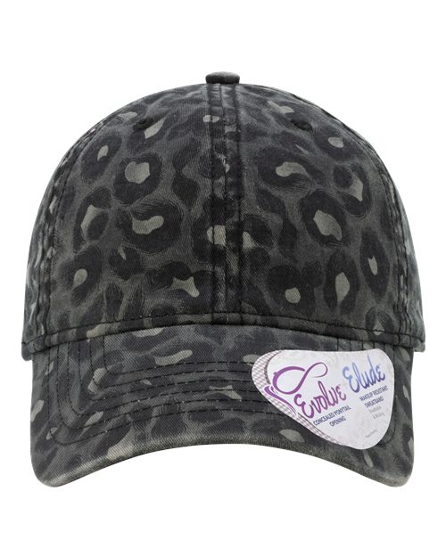 Pigment Dyed Ponytail Cap - Navy With White Bill, Adjustable Buckle, 100% Cotton, Unstructured Low Profile