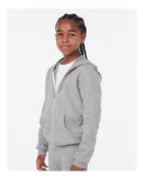 Bella + Canvas 3739Y Youth Sponge Fleece Full-Zip Hoodie