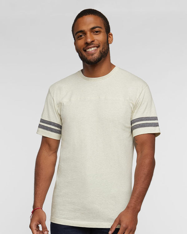LAT 6937 Football Fine Jersey Tee