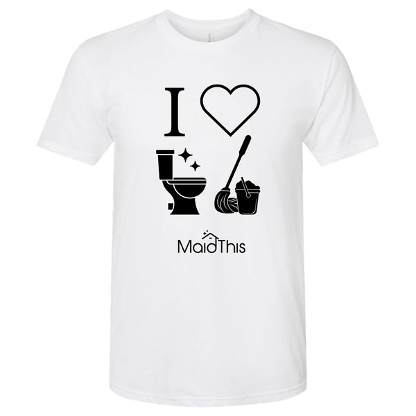 MaidThis - "I Heart This" Unisex Tri-Blend Short Sleeve T