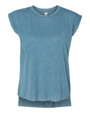 Bella + Canvas 8804 Women’s Flowy Rolled Cuffs Muscle Tee