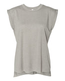 Bella + Canvas 8804 Women’s Flowy Rolled Cuffs Muscle Tee