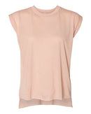 Bella + Canvas 8804 Women’s Flowy Rolled Cuffs Muscle Tee