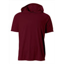 A4 NB3408 Youth Cooling Performance Short Sleeve Hooded Tee