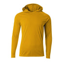 A4 NB3409 Youth Cooling Performance Long Sleeve Hooded Tee