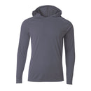 A4 NB3409 Youth Cooling Performance Long Sleeve Hooded Tee