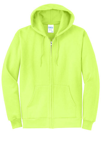 Port & Company PC78ZH Core Fleece Full-Zip Hooded Sweatshirt