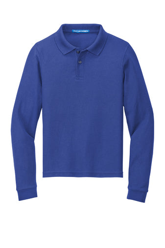 トップス UNIVERSAL PRODUCTS. BORDER L/S POLO Port Authority® Women's Silk Touch™ Long Sleeve Polo - L500LS | St