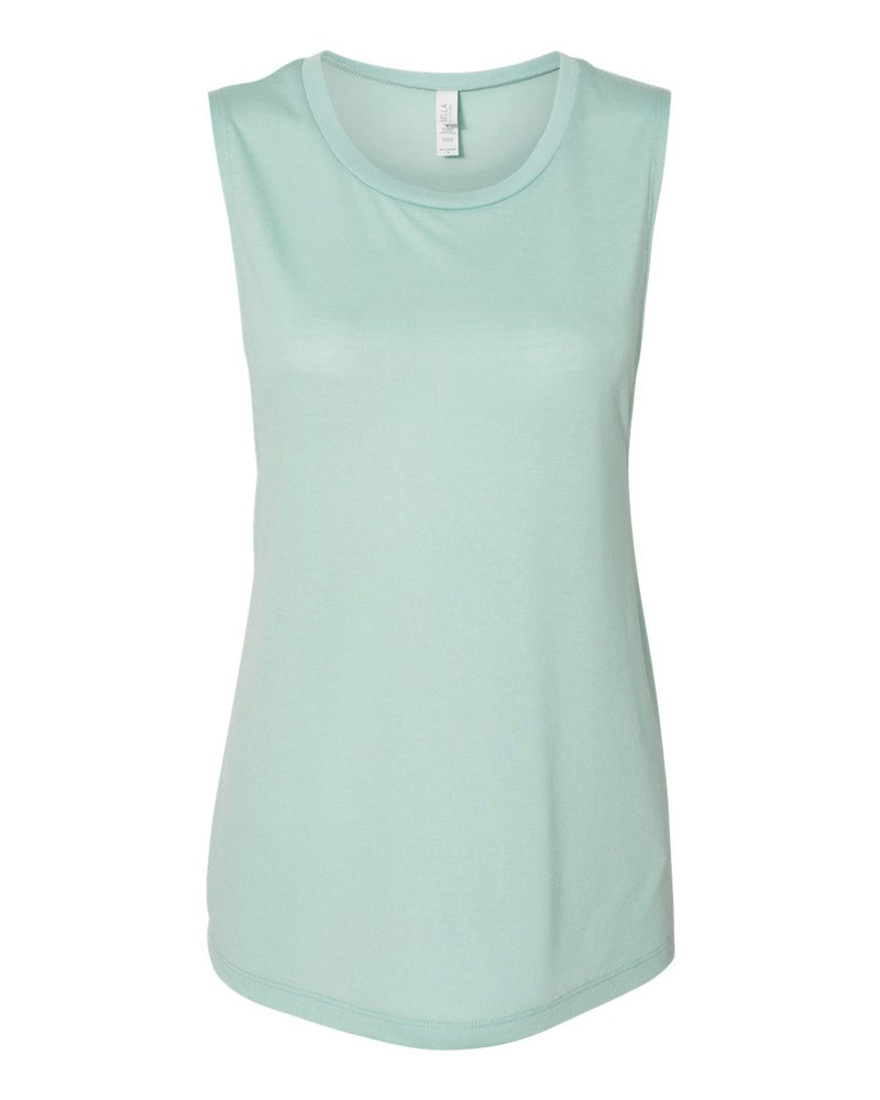 Bella+Canvas 8803 Women's Flowy Scoop Muscle Tank