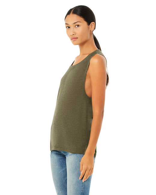 Bella+Canvas 8803 Women's Flowy Scoop Muscle Tank