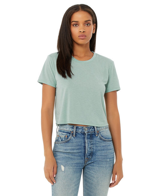 Bella+Canvas 8882 Women's Flowy Crop Tee