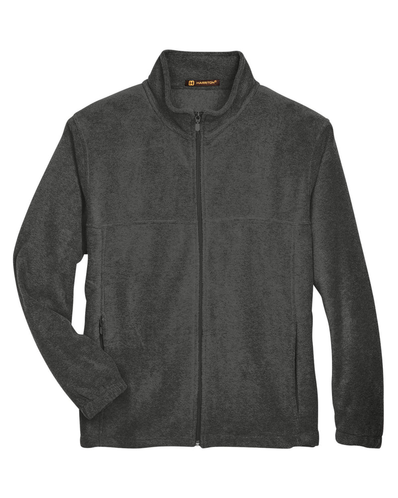 Harriton M990 Men's 8 oz. Full-Zip Fleece