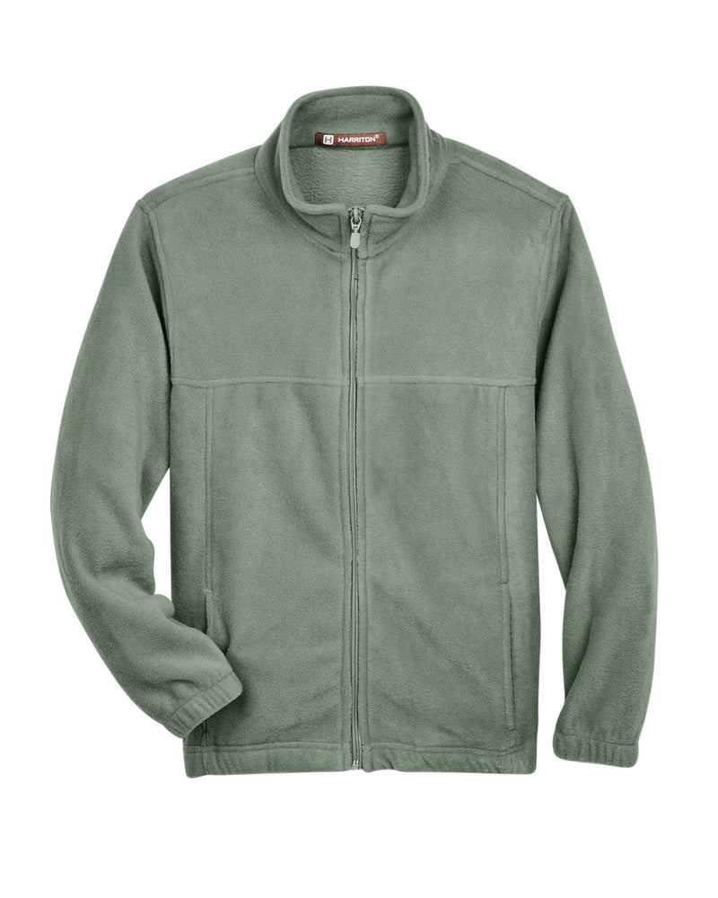 Harriton M990Y Youth 8 oz. Full-Zip Fleece