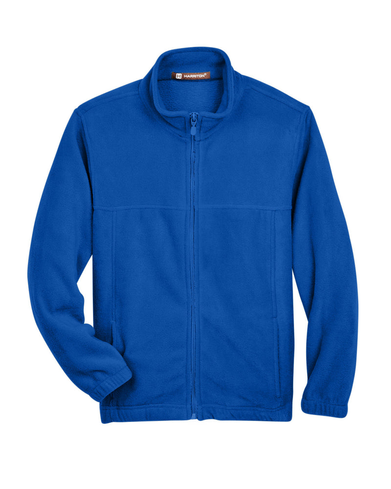 Harriton M990Y Youth 8 oz. Full-Zip Fleece